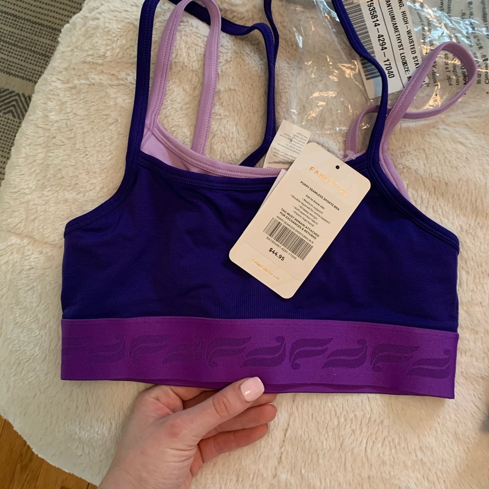 LTO SALE! ⚠️✨ Purple fabletics sports bra